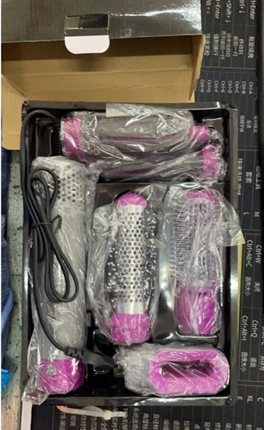 Air Styler 5 en 1, têtes détachables