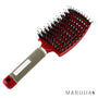 Brosse à Cheveux Démêlante en Poils de Sanglier pour Femme